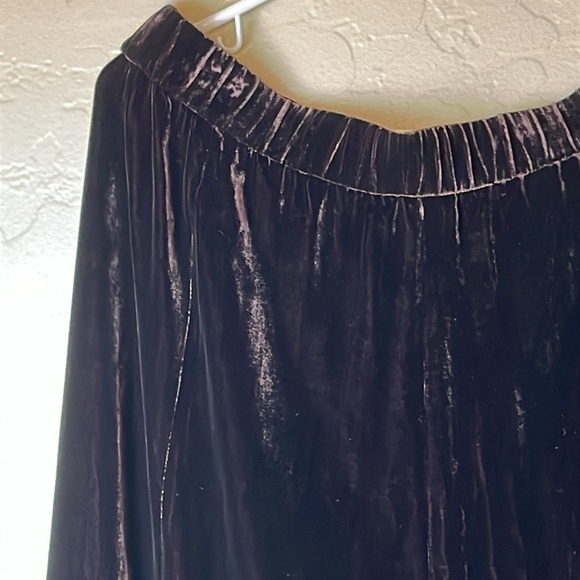 EILEEN FISHER Velvet Ankle Wide Leg Pants -Violet - Size Medium NWOT - Picture 8 of 15